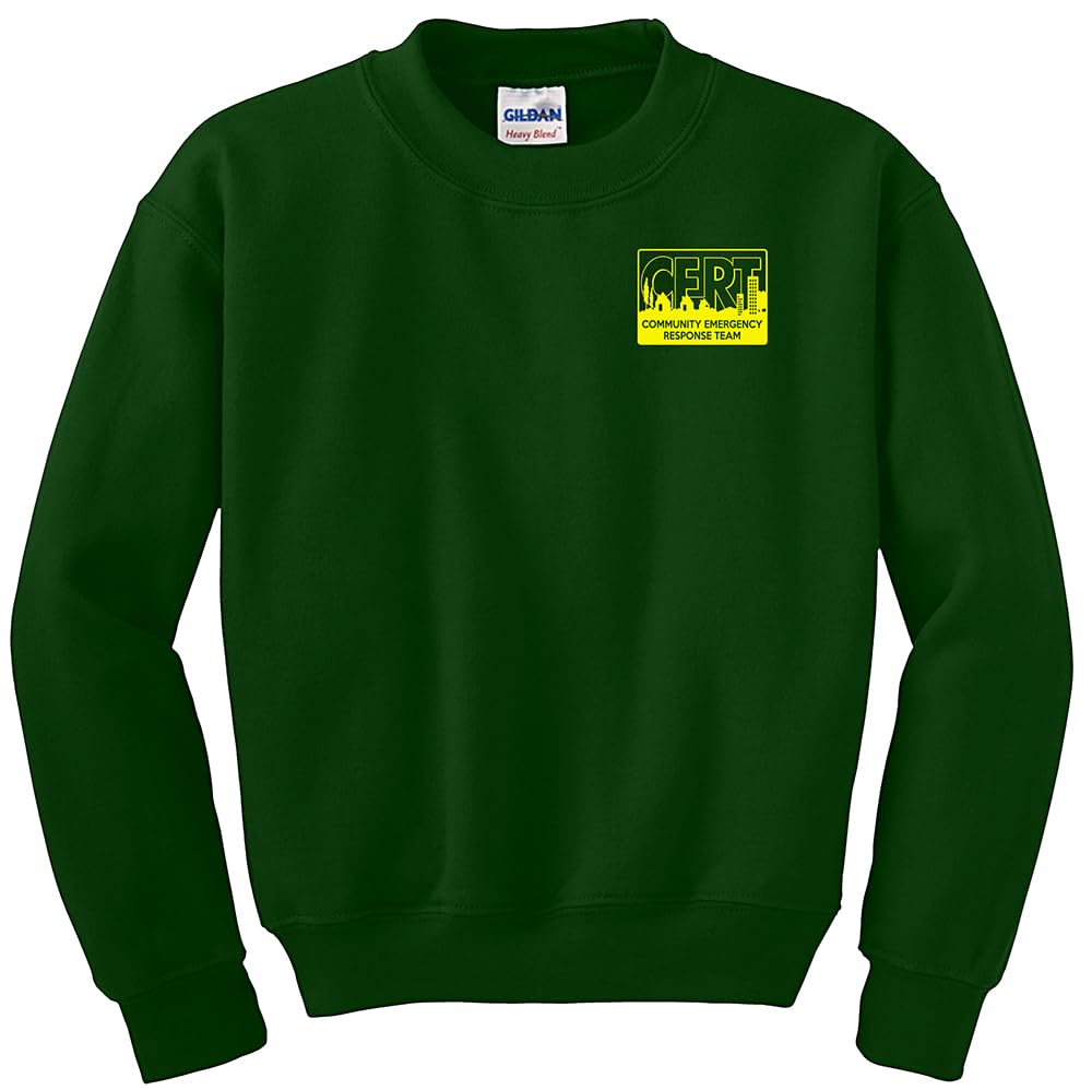 Smart People Clothing CERT Sweatshirt, Community Emergency Response Team, Preparedness, Safety, Rescue