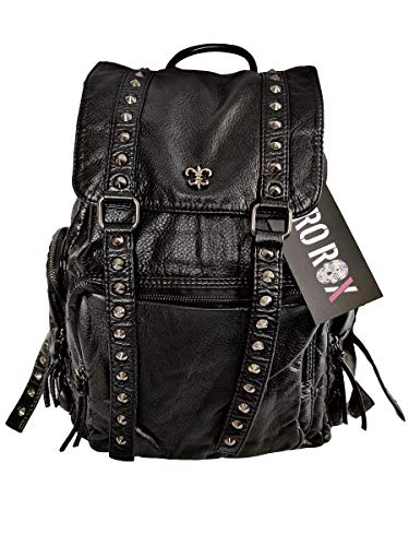 Ro Rox Iris Punk Goth PU Unisex Adult Uni Large Backpack2