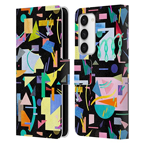 Étui en cuir Samsung Galaxy S23 5G au design géométrique Ninola