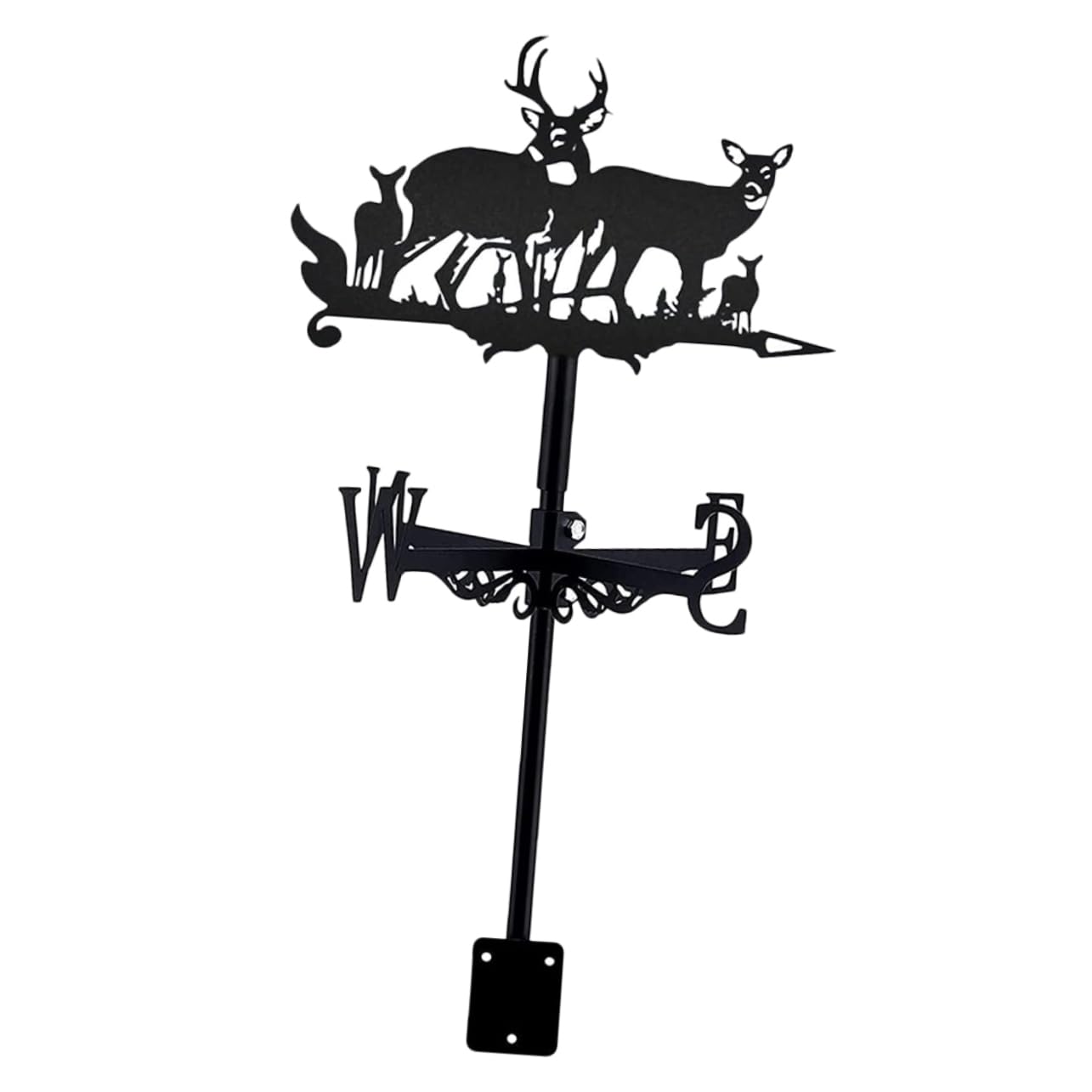 Girouette en fer Kisangel pour resoudre le manque de decoration de jardin