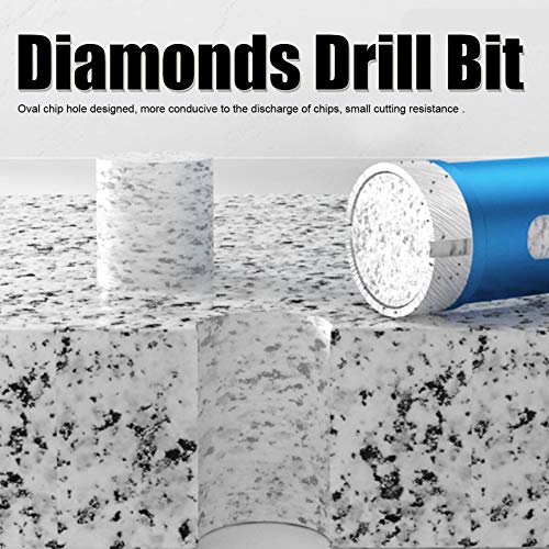 Plyisty Diamond Hole Saw Drill Bit Set, 40/45/50mm Diamond Drill Bits for Glass Ceramic, Stone, Tiles, Porcelain, Concrete Marble(45mm) - Image 3
