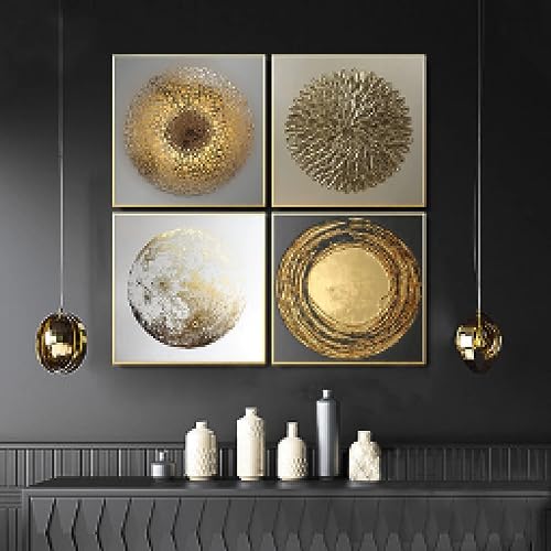 Peinture sur toile abstraite pour habiller un mur vide avec art et luxe