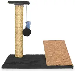 Arranhador Gatos Poste Com Rampa E Brinquedo Exclusivo