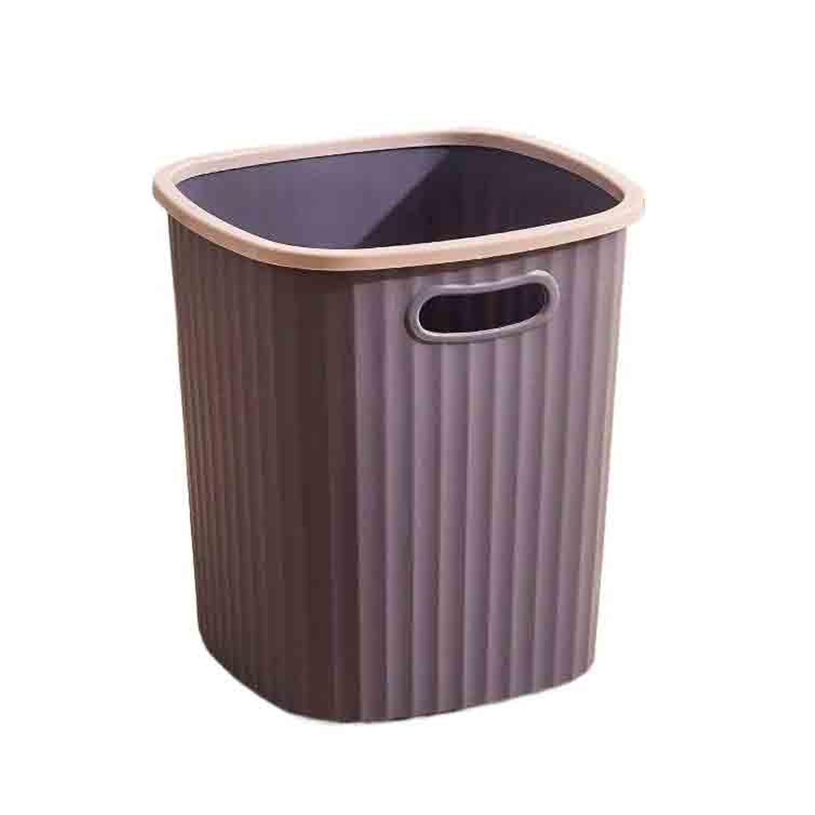 Waste Bins Large Household Kitchen Bedroom Capacity Office Dormitor Living Room Garbage Bin(Purple,Medium)