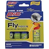 Flying Insect Trap 10 Count Fly Catcher Ribbon from PIC