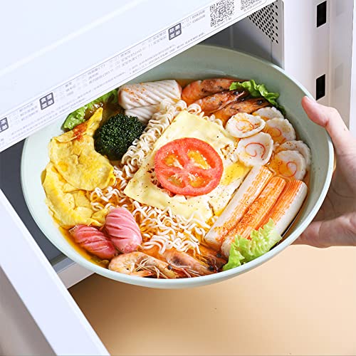 Incauca 74Oz Unbreakable Cereal Bowls Set Of 4, Wheat Straw Fiber Rice Bowls, Japanese Ramen Noodle Soup Bowl, Lightweight Salad Bowls For Serving Fruit Pasta Snack Dessert, Dishwasher Safe, 4 Colors #TOP5