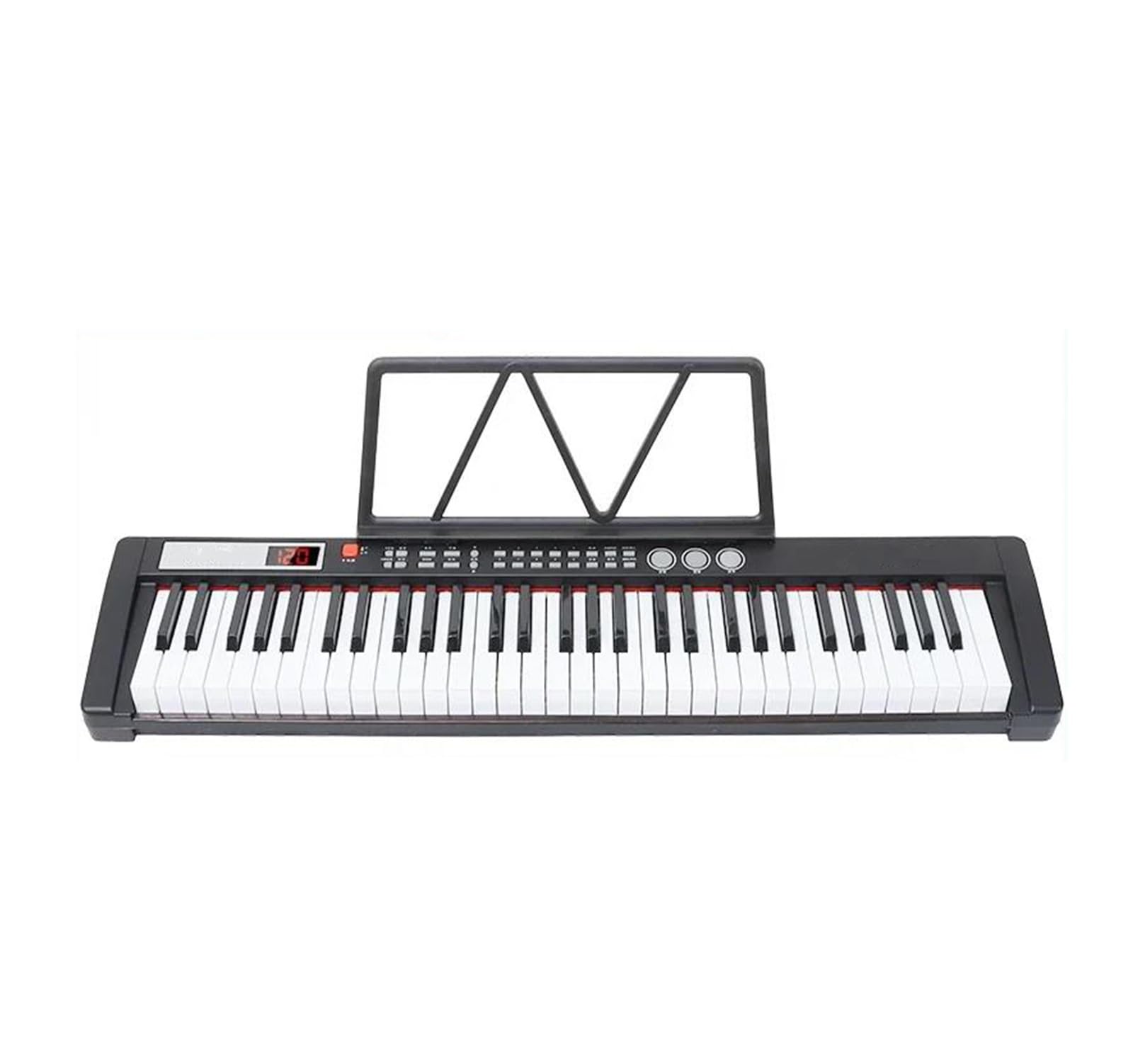 klawiatura elektryczna wielofunkcyjna Przenośna Klawiatura Muzyczna Profesjonalny Instrument Syntezator Analogowy Składany 61 Klawiszy Pianino Cyfrowe Fortepian Dla Dorosłych