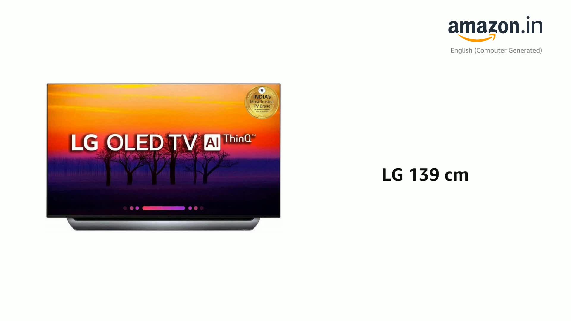 LG 139 cm (55 inches) 4K Ultra HD Smart OLED TV OLED55C8PTA (Black
