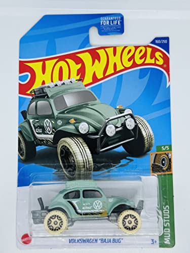 Hot Wheels 2022 Volkswagen Baja Bug 1:64 Light Green miniatura 1