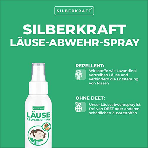 Läusemittel Silberkraft Läuseabwehrspray 100 ml, geruchsneutral