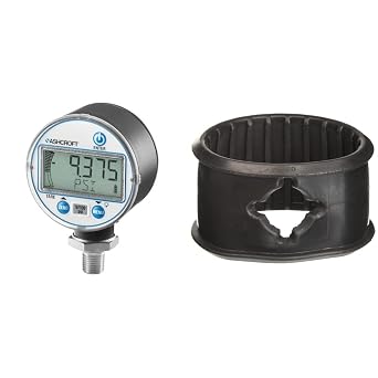 ASHCROFT Digital Pressure Gauge + Rubber Boot for Pressure Gauge