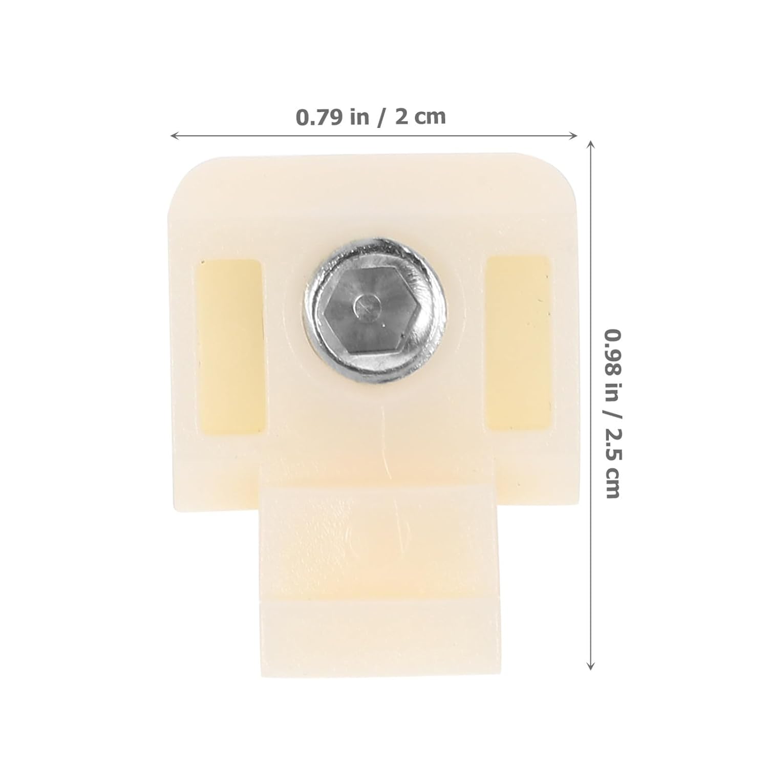 SHINEOFI 30pcs Nylon Control Box Base Screws for Electric Control Cabinet Attachment with Easy Installation and Stable Operation, for DIY Junction Box Replacement and Electronic Equipment