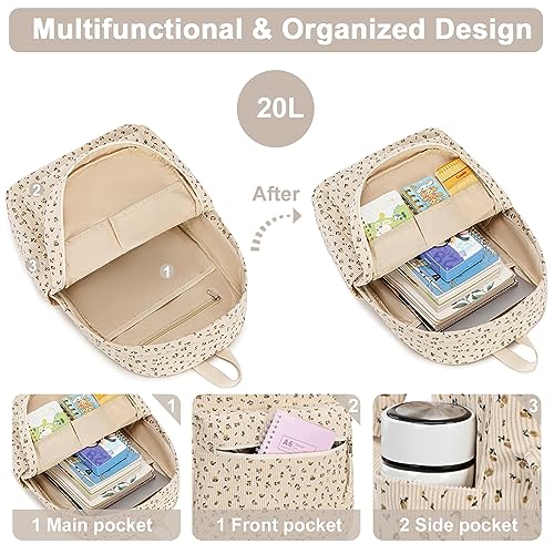 Image of Girls Backpack for Kids Elementary Bookbag Girly School bag Children Laptop Bag