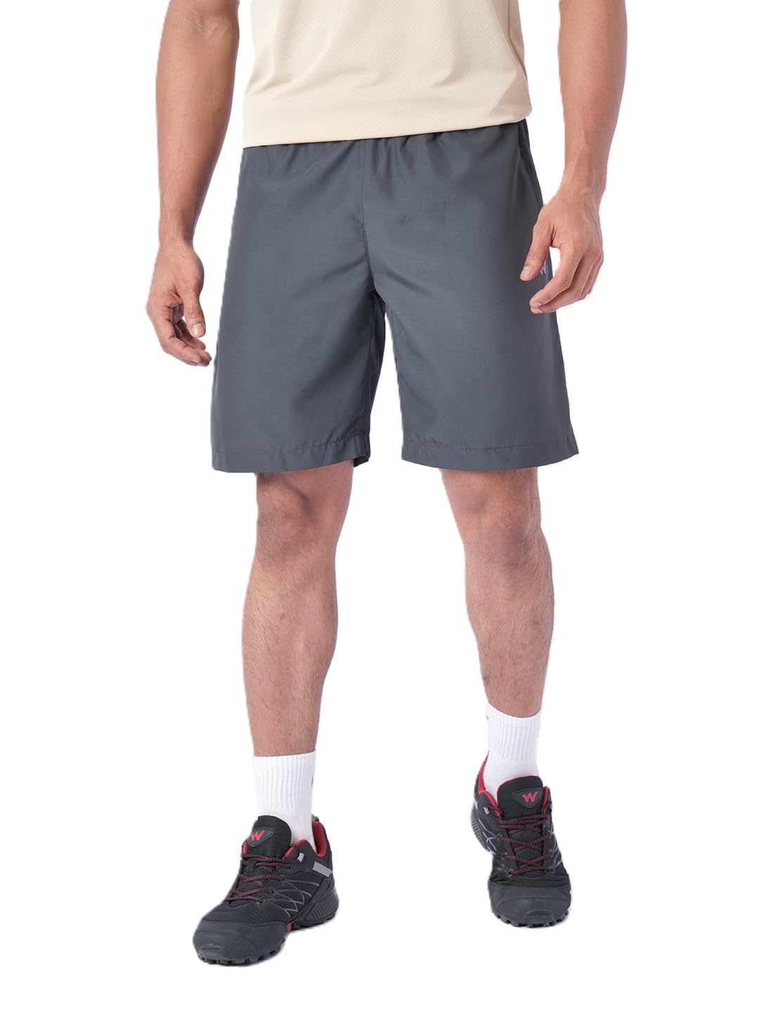 wildcraft Men’s Solid Regular Fit Shorts| Mid Waist with Adjustable Drawcord-picture-24