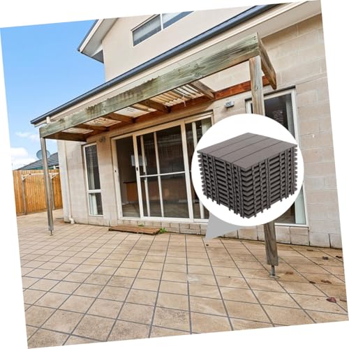 Baldosas entrelazadas de terraza exterior duraderas para suelos autoensamblables 7