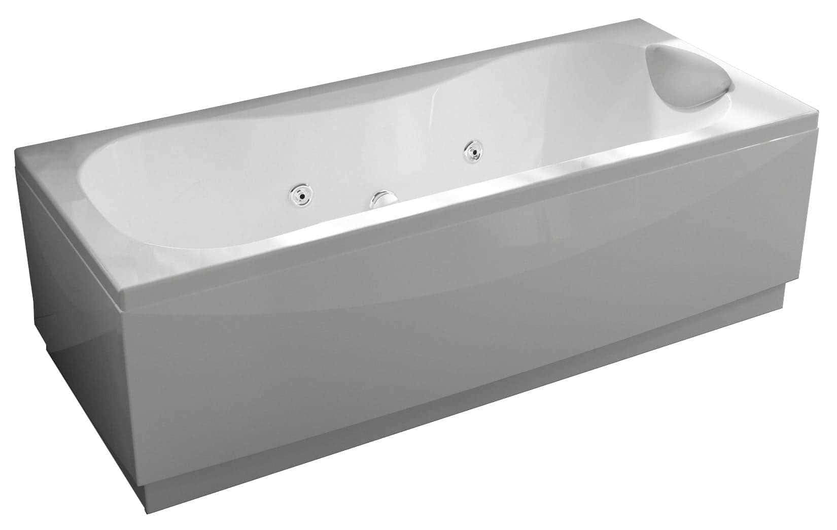 Calypso - wanna Plus, 170 x 80 cm, wentylowana po prawej stronie, biała, 2 panele