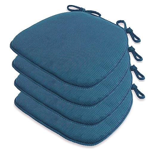 Cojines para sillas de comedor cómodos con fundas extraíbles para cocina interior 2