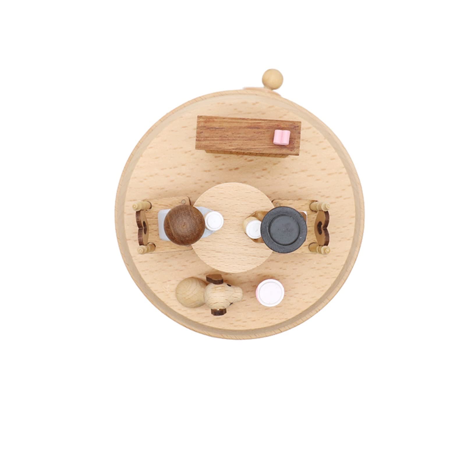 Carillon, per Ragazze Donne Scatola di musica in legno scatola musicale coppia regalo di compleanno regalo di nozze for ragazza, amico, fidanzata, regalo a mano, scatola di musica per Compleanno Natal