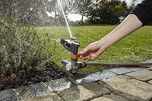 Gardena Comfort pulse: large area sprinkler larger surfaces 75-490m², variable range adjustment to 12.5 m (8141-20)