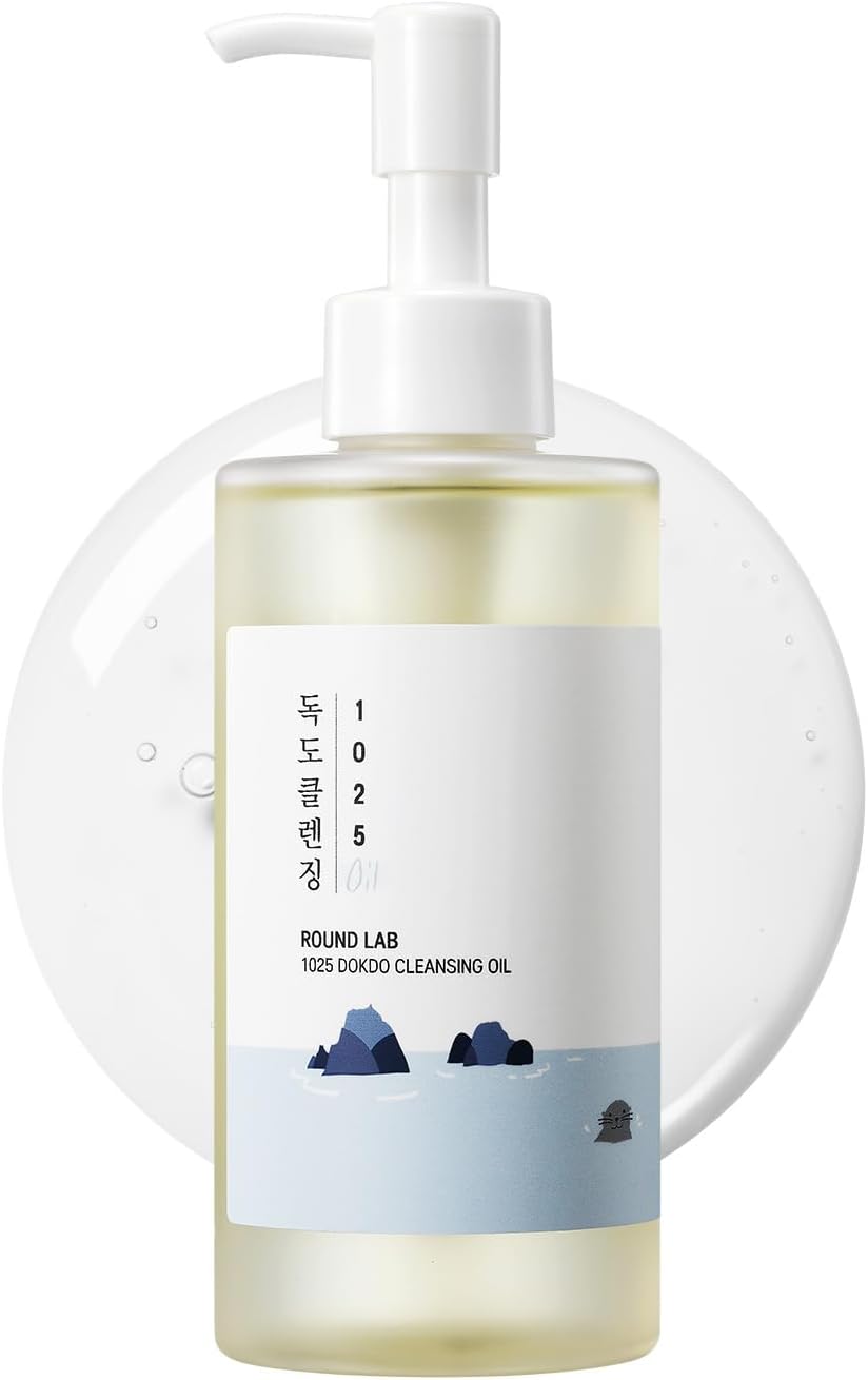 1025 Dokdo Cleansing Oil, Lightweight Oil Cleanser for Face, Makeup Remover for Sensitive Skin, Blackhead and Pore Cleansing, Easy to Wash Off, No Oily Residue, Korean Skin Care, 200ml