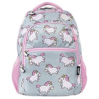 Fringoo Boys Girls School Backpack Multi-Compartment Waterproof Junior Travel Luggage Rucksack Unicorn Bag (Chubby Unicorn)