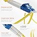 BEYONDTECH LC to LC Fiber Patch Cable Single Mode Duplex - 1m (3.28ft) - 9/125um, Compatible with OS1 - OS2, LSZH PureOptics Optic Patch Cable Series