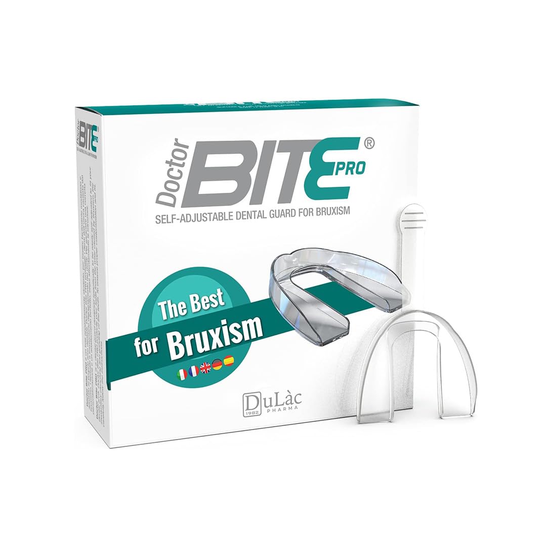Dulac - Bite Dentale Automodellante per Bruxismo e Digrignamento Doctor Bite Pro, Dispositivo Medico CE, Bite Notturno per Protezione Denti, Per Uomo, Donna e Bambini dai 12 Anni, Made in Italy