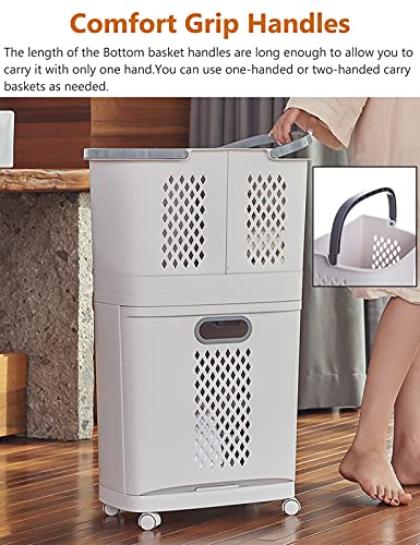 Trieur à linge vertical anti encombrement pour optimiser le rangement chez vous - 6