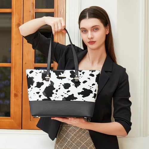 Image of Women Fashion Handbags Wallet Tote Bag Shoulder Bag Top Handle Satchel Purse Set 4pcs