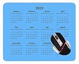 YENDOSTEEN Calendar 2023,podkładka pod mysz do gier Aquamarine z przeszytymi krawędziami