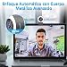 Webcam con Microfono y Luz Anular-MHDYT 2K HD Web CAM con Tapa...
