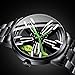 MIDYUID Relojes para Hombre Rueda de Coche Llanta Hub Reloj Rueda Estereoscópica Hueca Moda Deporte Reloj de Cuarzo para Hombres Regalos Relojes de Pulsera Imagen de MIDYUID Relojes para Hombre Rueda de Coche Llanta Hub Reloj Rueda Estereoscópica Hueca Moda Deporte Reloj de Cuarzo para Hombres Regalos Relojes de Pulsera