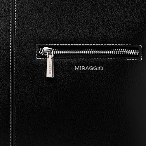 Image of Miraggio Linda 16 Inch Laptop Tote Bag For Women Office Use | Office Tote Bag With Zipper Closure | Stylish Totes