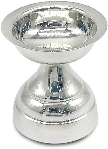 MAA SILVER Pure Silver Diya 30 Grams 97% Purity