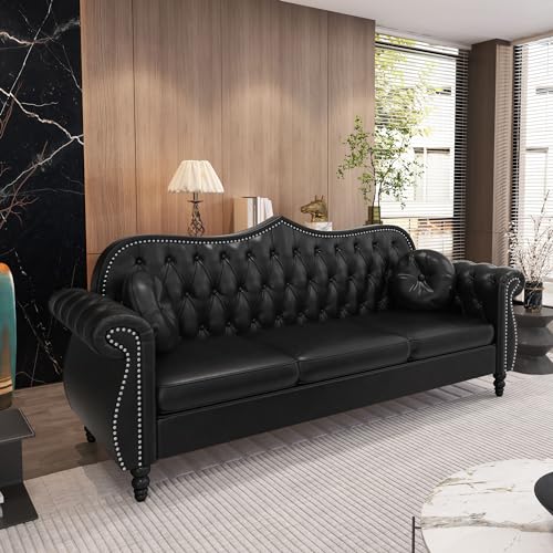 Luxury leather sofa set