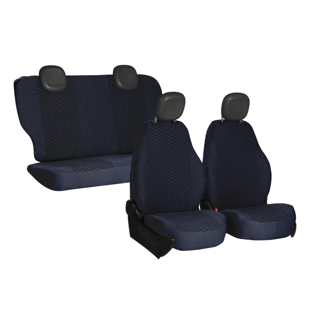 UNION Coprisedili su misura realizzati per JEEP AVENGER ELETTRICA. Perfettamente aderente, resistente, lavabile. Made in Italy. (JE31F)