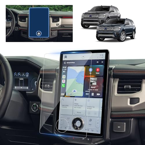 BSTW for 2024 Ford Expedition Screen Protector for 2022-2024 Expedition SYNC 4A 15.5" Display Expedition SUV Accessories Touch Screen Guard Tempered Glass Protective Film (Expedition 15.5-In HD) by BSTW - Used condition - US$16.91