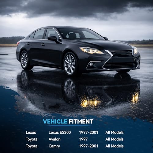 Image of Detroit Axle - 10pc Front End Suspension Kit for 97-01 Toyota Camry Lexus ES300 1997 1998 1999 2000 2001, 2 Lower Control Arms w /Ball Joints 2 Sway Bars 4 Inner & Outer Tie Rods 2 Boots Replacement