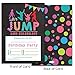 Set of 25 Jumping Kids Birthday Party invitations for Trampoline park Gravitopia, jump zone big air party with envelopes.
