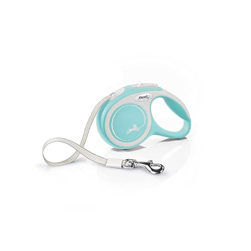 Flexi® Comfort XS Cinta 5 m Azul Claro, Correa Extensible para Perros hasta máx. 12 kg