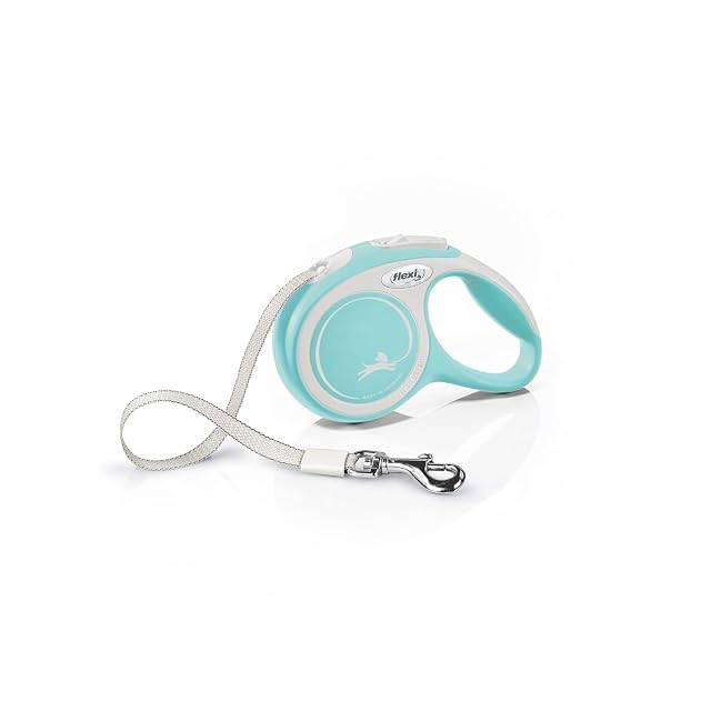 Flexi® Comfort XS Cinta 5 m Azul Claro, Correa Extensible para Perros hasta máx. 12 kg