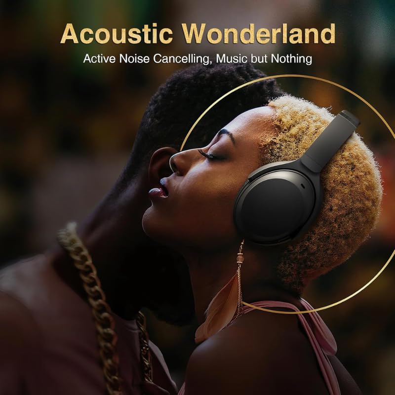 Image of Lapras 𝟏𝟓 𝐘𝐞𝐚𝐫𝐬 𝐆𝐮𝐚𝐫𝐚𝐧𝐭𝐞𝐞 Premium Wireless Bluetooth Headphones, Deep Bass Foldable Over-Ear Design, Noise Reduction Mic, 20H Playtime, Wired & Wireless Dual Mode for Music & Calls.