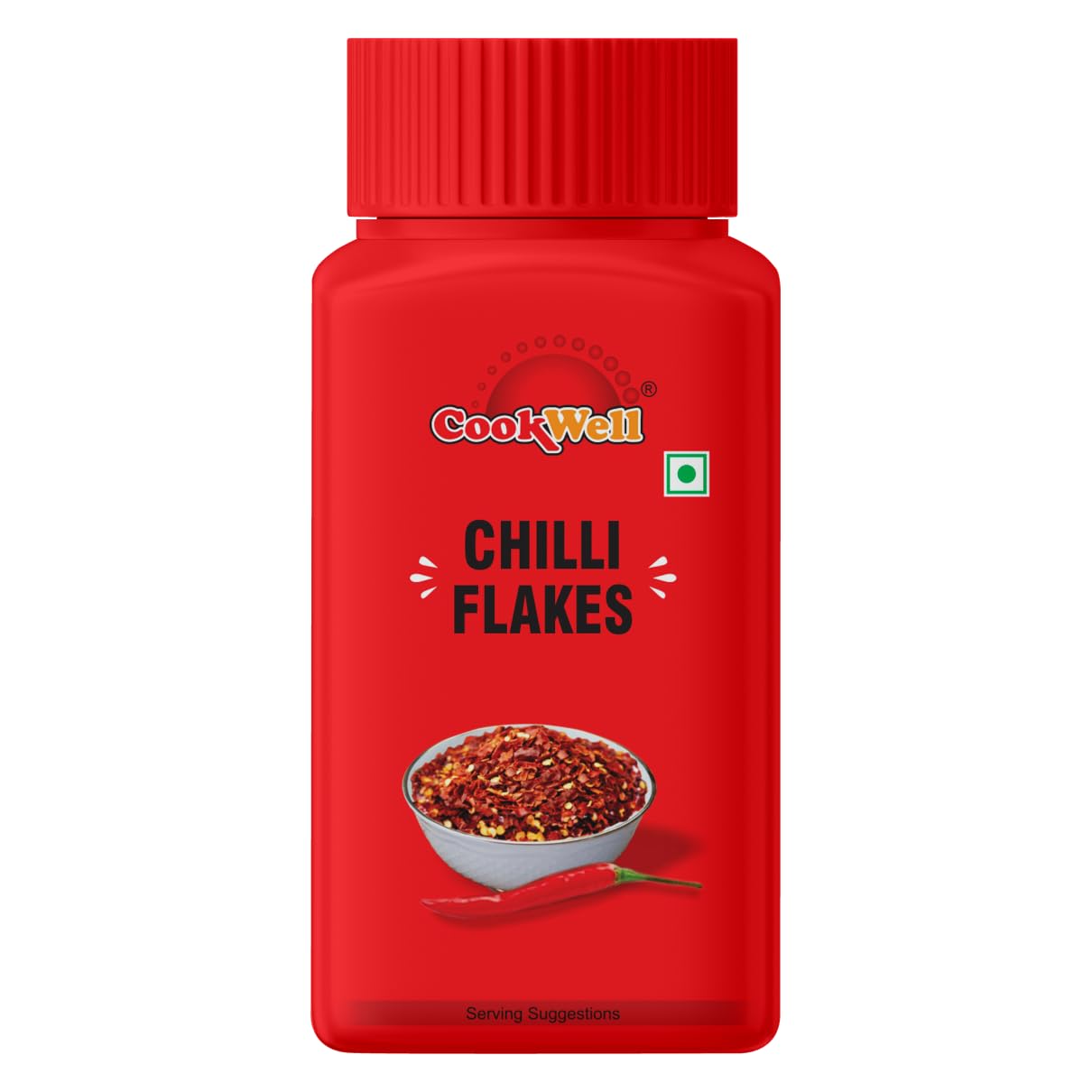 Cookwell Combo of Seasonings | Oregano 20g × 1, Mixed Herbs 25g × 1, Chilli Flakes 35g × 1, Piri Piri Mix 60g × 1 - Tasty & Health 2