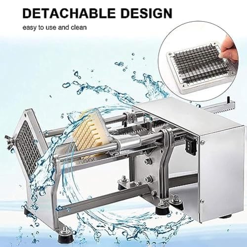 Cortadora eléctrica de papas fritas de acero inoxidable miniatura 3