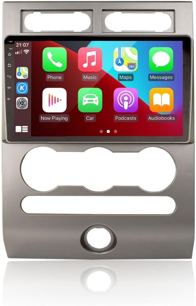 Android Car Stereo For Ford Expedition 2007-2017 4GB RAM Support Apple Carplay Android Auto Wireless QLED Fast Interface Quick Boot AHD Camera Included SIM Card Bluetooth USB Video GPS