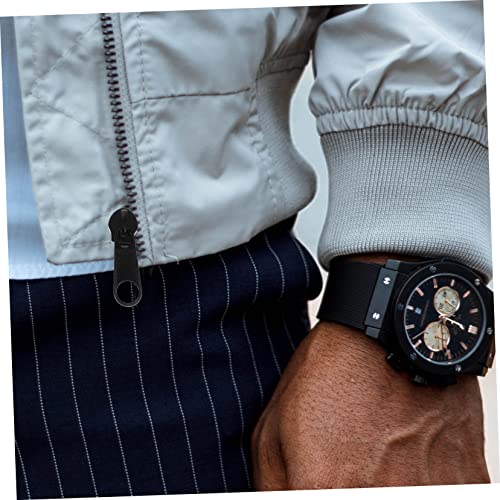 SEWACC 1 Conjunto De Kit De Reparo De Zíper Bagagem De Metal Jaqueta Metálica Zíper Removível Abas D