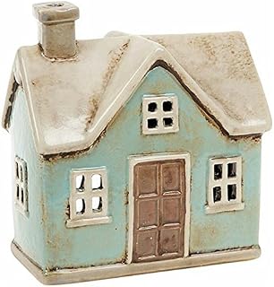 Village Pottery Cornish Lantern Blue House