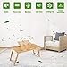 Laptop Desk Nnewvante Bamboo Laptop Table Adjustable Lap Tray Large Size Bed Serving Tray Breakfast Table Foldable Notebook Computer Desk Great Heat Dissipation [2 USB Fans] Right-Left Hand Design