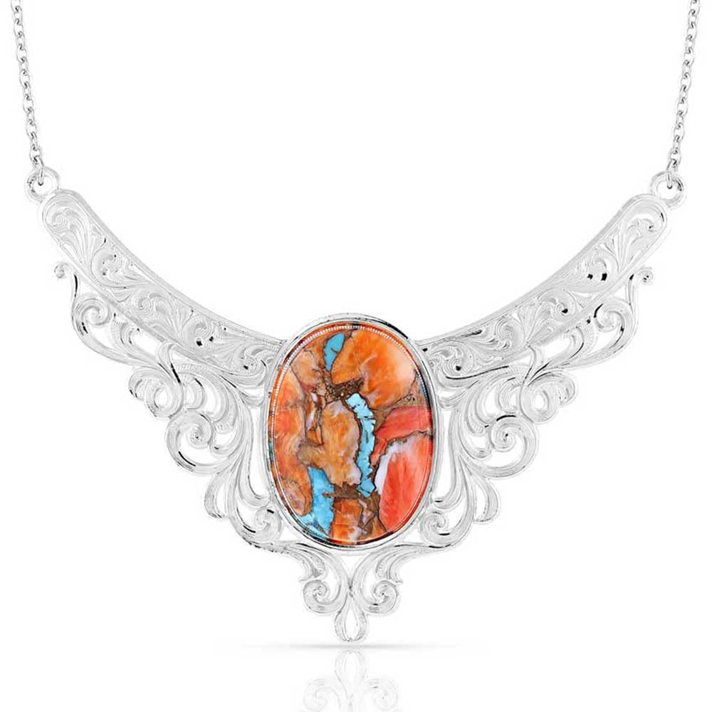 Montana SilversmithsWestern Lifestyle Turquoise Necklace Jewellery for Women, Metal, No Gemstone