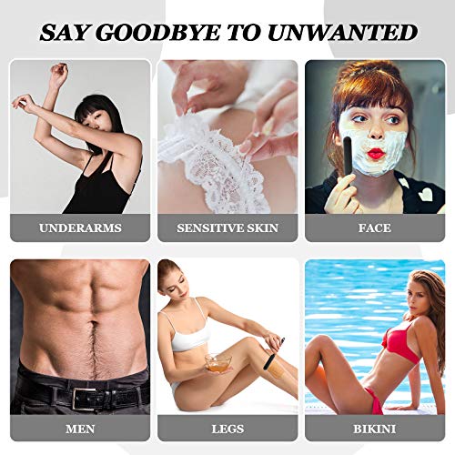 Non-Stick Wax Spatulas Large Wax Sticks Silicone Waxing Craft Sticks Reusable Scraper Hair Removal Waxing Applicator Large Area Hard Wax Sticks For Body Use On Salon And Home (Black) #TOP4